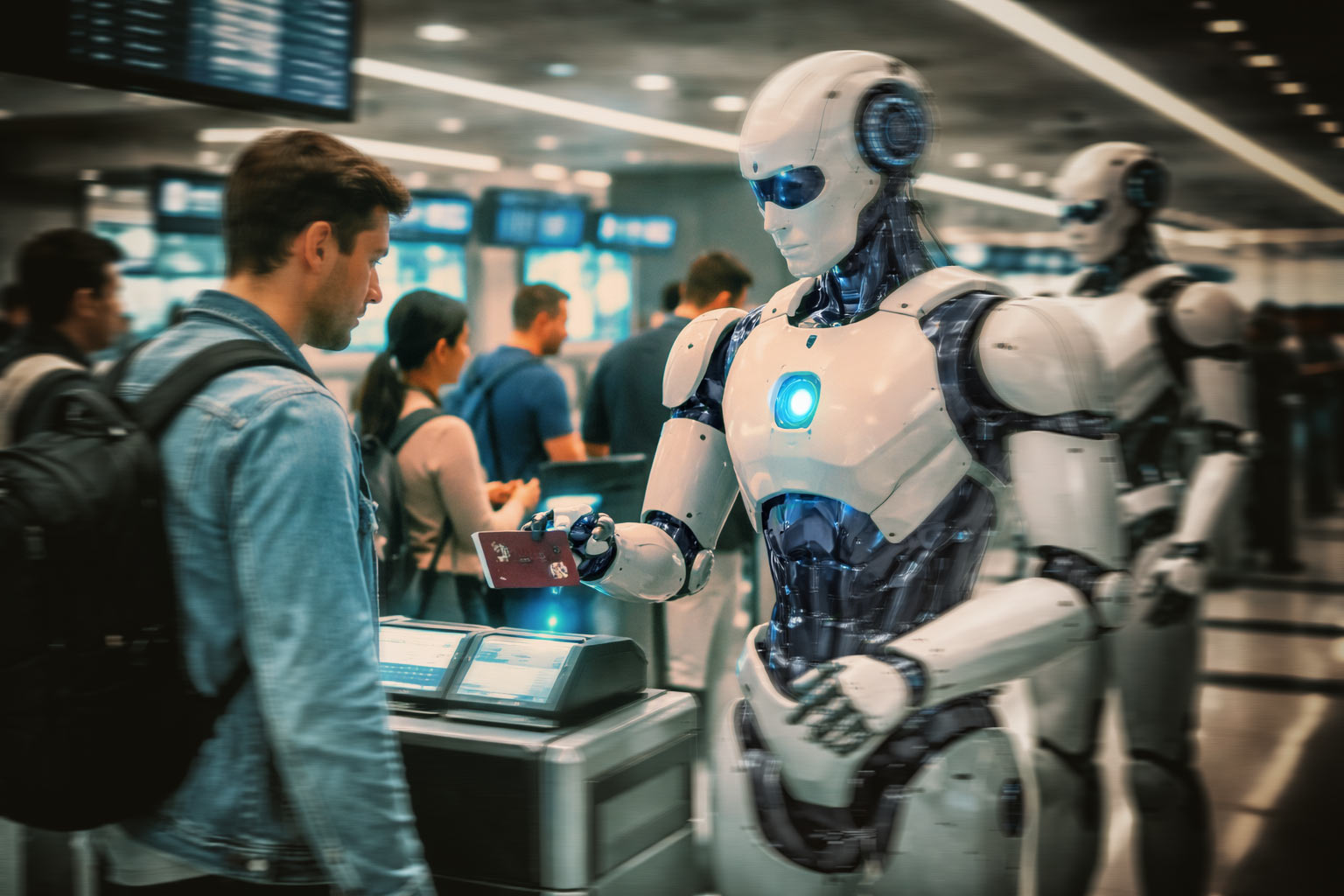 Robotter ved grænser, lufthavne og politi: AI træder ind i den fysiske verden