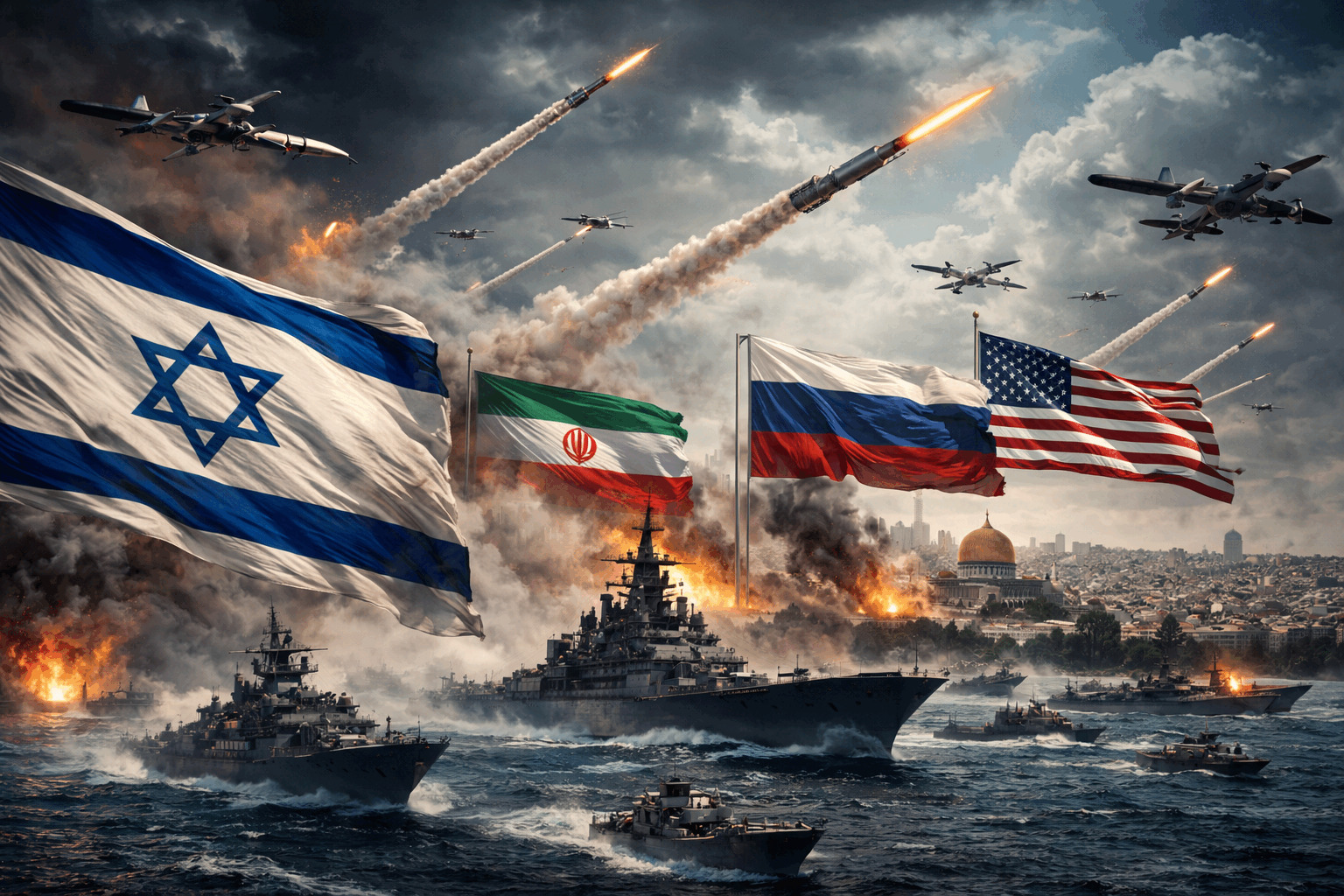 Israel i klemme: USA og Iran forhandler i Genève, mens Hormuz presses og Rusland øver med Iran